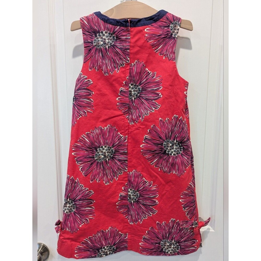 Lilly Pulitzer Kids Stephanie Island Coral Boom Shift Dress Pink Flowers Girls 7 - Picture 4 of 7